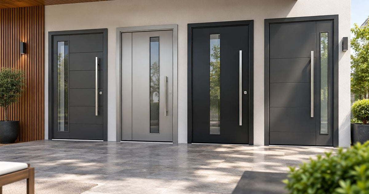 Aluminium-Stahl-Haustüren-Serien im Vergleich 2026